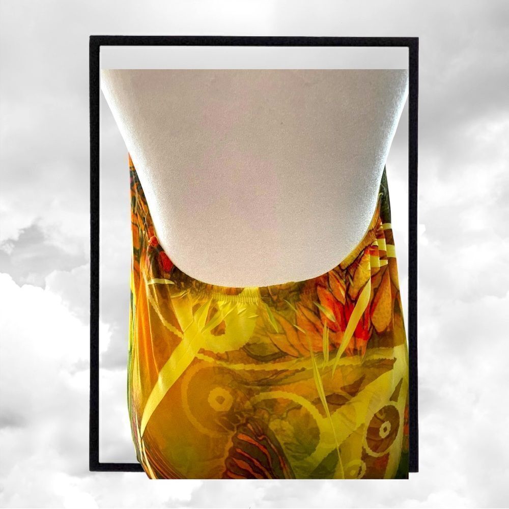 COLORFUL HALTER FORM FITTING DRESS - Picture 9 of 9